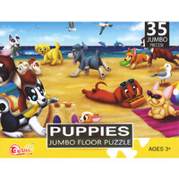 Puzzle Happy Puppies Jumbo Floor 45pce