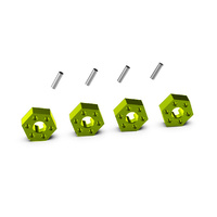Rlaarlo R11173 Metal Wheel Hex Set Green For RZ001 And XTS-F10