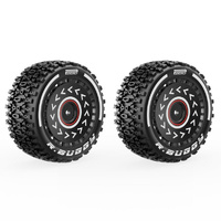 Rlaarlo R16112 Blue Rear Assembled Tyre Set For X12S (2)
