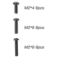 Rlaarlo XTS-037 Button Head Screw Set 4mm, 6mm, 8mm For XTS-F10