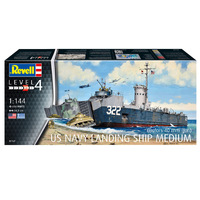 Revell Us Navy Landing Ship Medium (Bofors 40 Mm Gun) 1/144