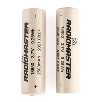 RadioMaster 18650 Battery 2500mah 3.7V (2pcs) For TX16S / TX12