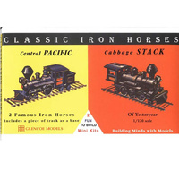 Glencoe Classic Iron Horses - CabSt/CenPac Plastic Kit 1/225