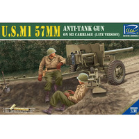 Riich Models US M1 57mm Anti Tank Gun On M2 Carriage  1/35