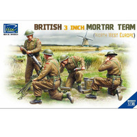 Riich Models British 3in Mortar Team Set North West Europe  1/35