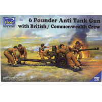 Riich Models British Army 6 Pounder Infantry With 5 Figures 1/35