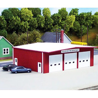Rix Fire Station Red Kit  HO