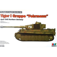 Ryefield Tiger I Gruppe Fehrmann 1945 W/ Workable Track Links 1/35