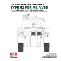 Ryefield Workable Track Links For British Sherman VC Firefly, M3, M4A1, M4A