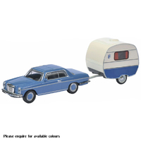 Schuco Merc With Tralier 1/87