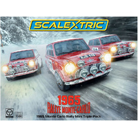 Scalextric C4488A 1965 Monte Carlo Rally Mini Triple Pack