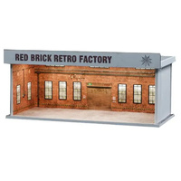 SCG  Diorama - Red Brick Retro Factory  1/64
