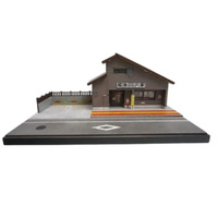 SCG  Diorama - Japanese Style Train Station (Large Size)  1/64