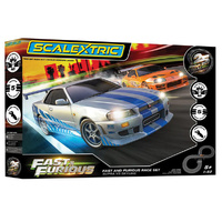 Scalextric C1465S Fast & Furious 25 Years Slot Car Set 1/32