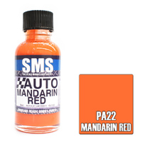 SMS PA22 Auto Colour MANDARIN RED  30ml