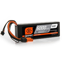 Spektrum 5000mah 2s 7.4v 50c Hard Case With IC5 Connector