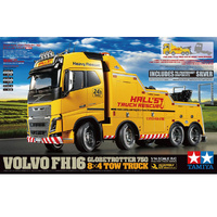 Tamiya T47528 Volvo FH16 Globetrotter Tow Truck Silver Edition 1/14