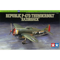 Tamiya 60769 P-7D Thunderbolt Razorback  1/72