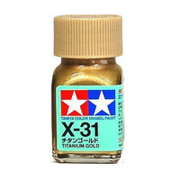Tamiya 80031 X31 Titanium Gold       Enamel   10ml