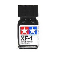 Tamiya XF1 Flat Black              Enamel   10ml