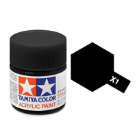 Tamiya X1 Black                    M/Acrylic   10ml