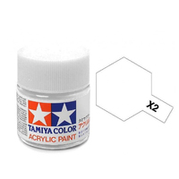 Tamiya X2 White                     M/Acrylic   10ml