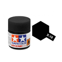 Tamiya 81518 X18 Black(Semigloss) M/Acrylic   10ml