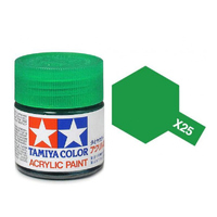 Tamiya X25 Clear Green         M/Acrylic   10ml