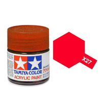 Tamiya X27 Clear Red             M/Acrylic   10ml