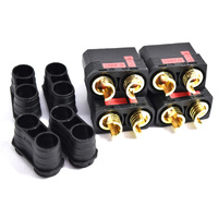 Tornado RC TRC-QS8-F4 Black QS8 Plug Female 4pcs