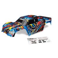 Traxxas 7711T Body X-Maxx  Rock N' Roll Painted Decals Applied