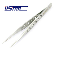Ustar Tweezers Anti Magnetic / Static Straight 125mm