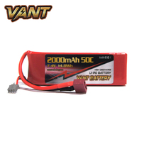 Vant Lipo 2000 7.4v       50c     (18.5x34x86)