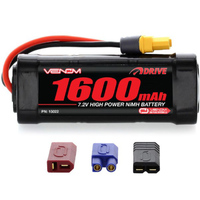 Venom 7.2v 1600mah RC 6 Cell NimH Battery With Universal Plug