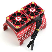 VGRC VGJRXMAXX017 Cooling Fan Double Metal X-MAXX 1/5 Red