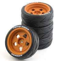 VGRC VGLFTI027-G On Road Wheels MTD KB Hoon (4pce) 1/10 Gold