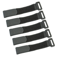VGRC VGLFTOOL073-200MM Velcro Straps 200mm (5pce) Black
