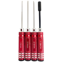 VGRC VGYZA006-1 Allen Driver Set 1.5/ 2.0/ 2.5/ 7.0mm Red