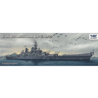 Vee Hobby Missouri Battleship BB-63 1945 Deluxe Edition 1/700