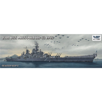 Vee Hobby Missouri Battleship BB-63 1945 1/700
