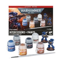 WH 60-11 Space Marines Intercessors & Paints Set
