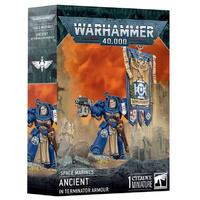 WH 48-104 Space Marines Ancient In Terminator Armour