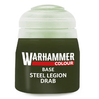 WH 21-17 Warhammer Base Colour Steel Legion Drab 12ml