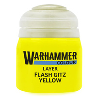 WH 22-02  Warhammer Layer Colour Flash Glitz Yellow 12ml