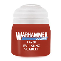 WH 22-05 Warhammer Layer Colour Evil Sunz Scarlet 12ml