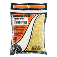 Woodland Scenics Coarse Turf Bag Yellow Grass