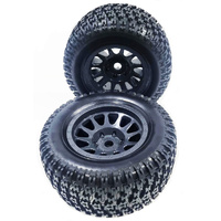 Yikong 73096 Tyre & Wheel L/R set Glued Suit 9071 
