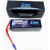 ZEEE 6S Lipo Battery 6000mah 22.2V 100C SC With EC5