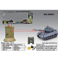 Zegan Russian T90 Vs Bunker  R/C 1/16th