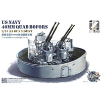 Zimi Model 53001 US Navy 40mm Quadruple Bofors AA Gun Mount 1/35